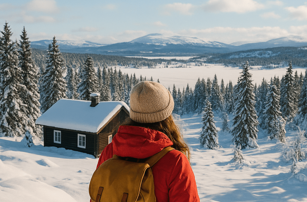Winter vacation in Jämtland, Sweden