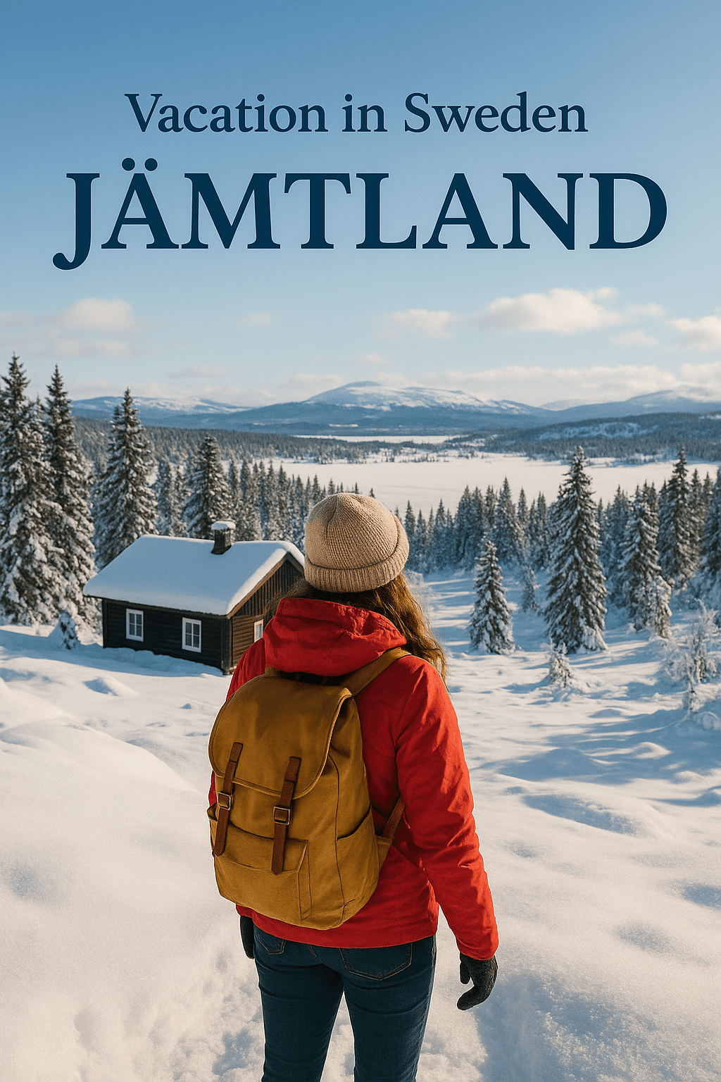 Winter vacation in Jämtland, Sweden